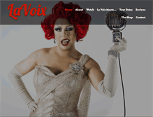 Tablet Screenshot of lavoix.co.uk